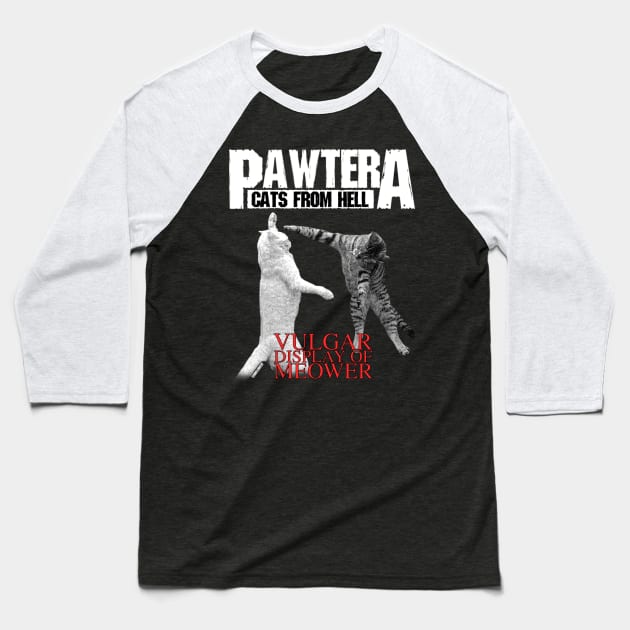 Pawtera Baseball T-Shirt by darklordpug
